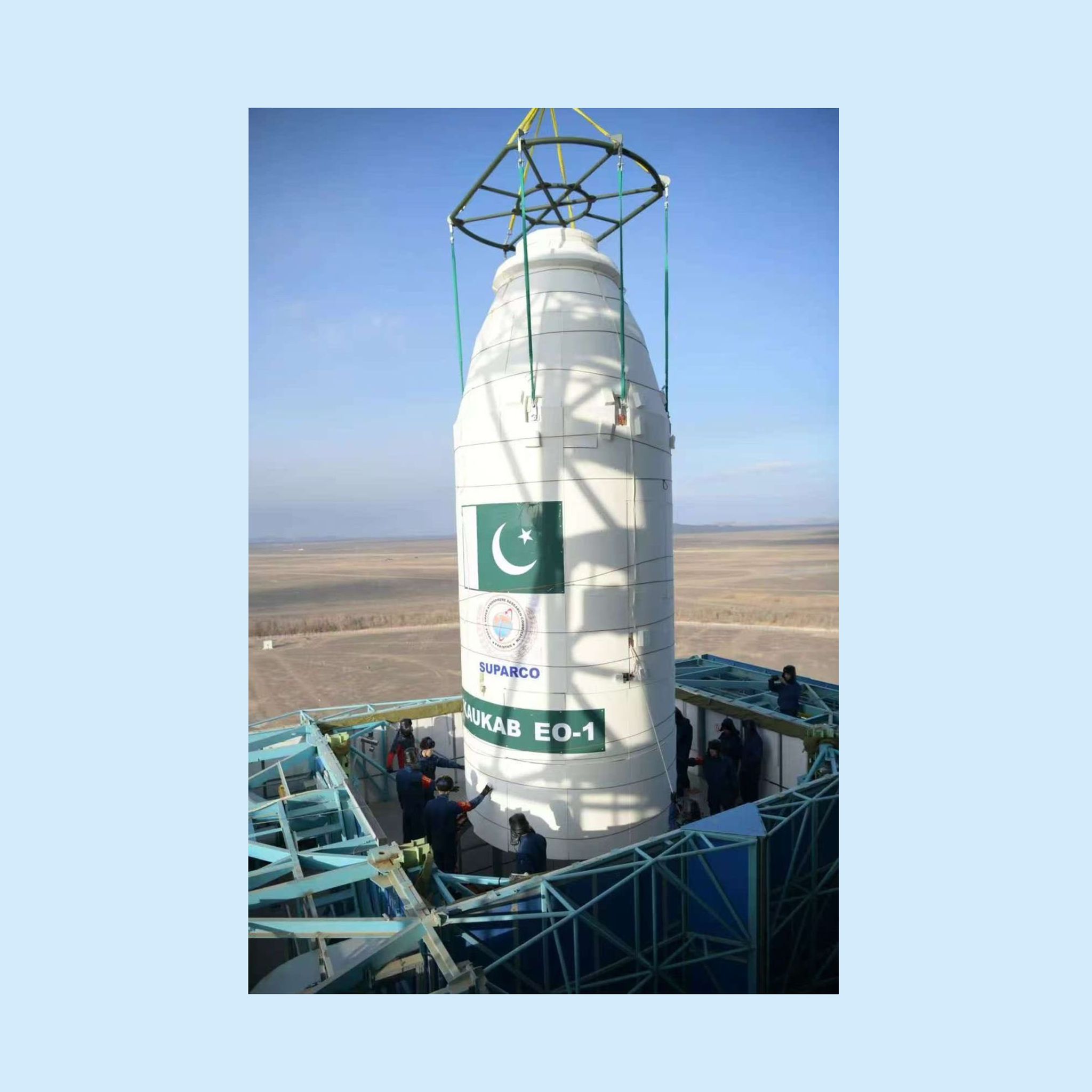 پاکستان نخستین ماهواره الکترواپتیکی خود را با موفقیت به فضا پرتاب کرد