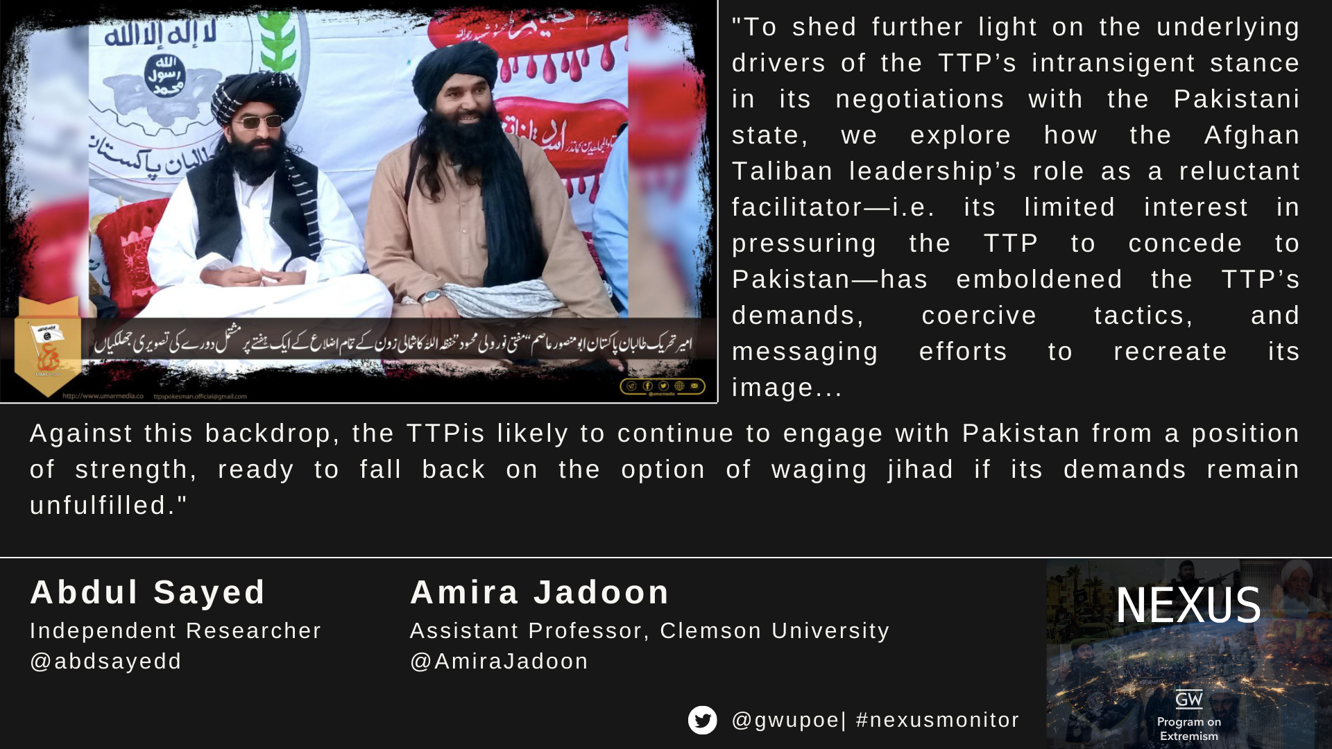 Senior Pakistani Taliban Commander Killed Near Afghan Border