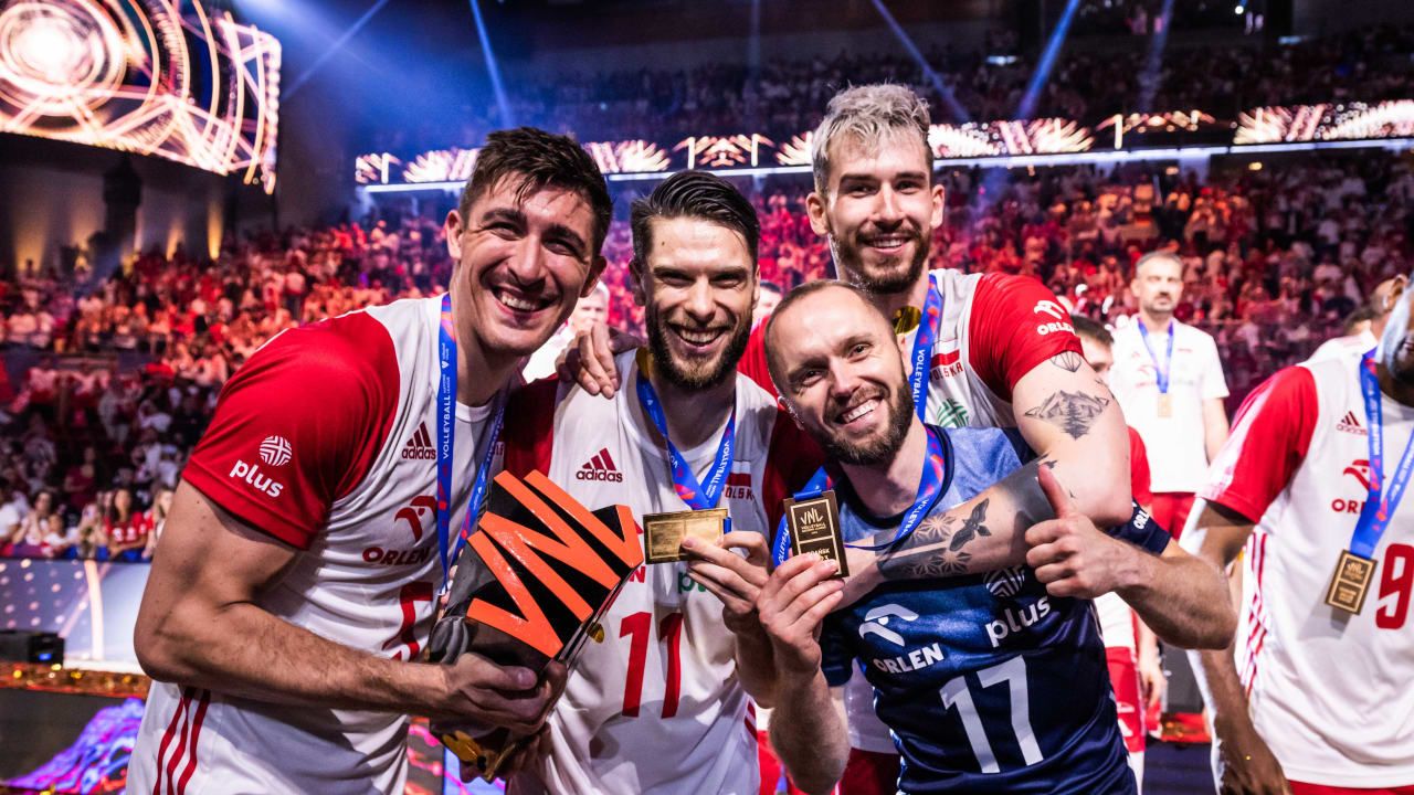 پولند برای نخستین بار قهرمان لیگ ملت‌های والیبال شد