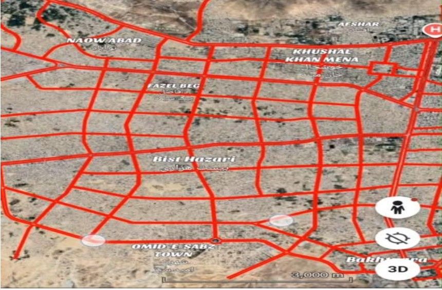 د کابل ښار په پنځمه ناحیه کې تخریبېدونکي کورونه