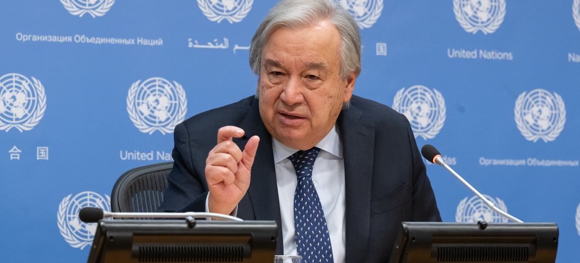 د ملګرو ملتونو سرمنشي: د پرمختګونو ترڅنګ په نړۍ کې لوږه لا هم د اندېښنې وړ ده