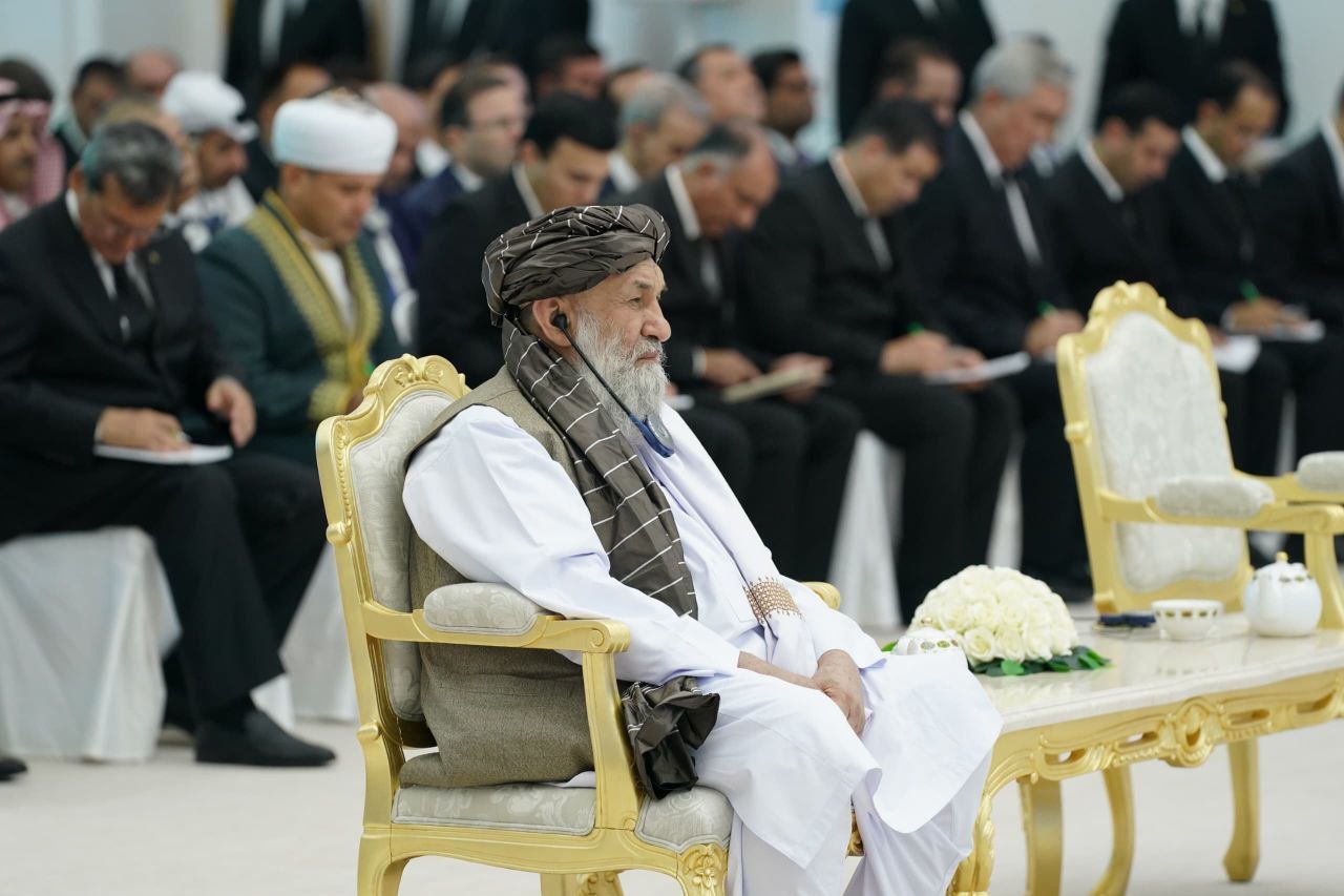 رئیس‌الوزرای طالبان و رئیس‌جمهور ترکمنستان پروژه تاپی را افتتاح کردند