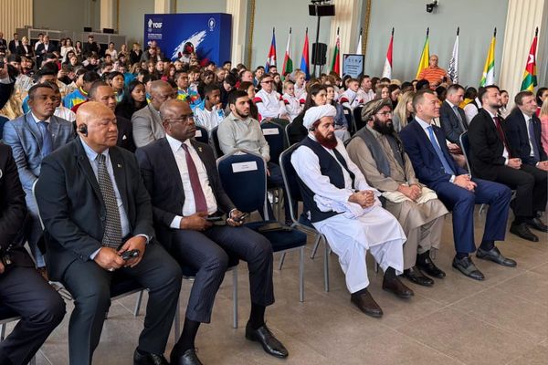 رئیس تربیتبدنی طالبان در مجمع بینالمللی ورزش مسکو شرکت کرد