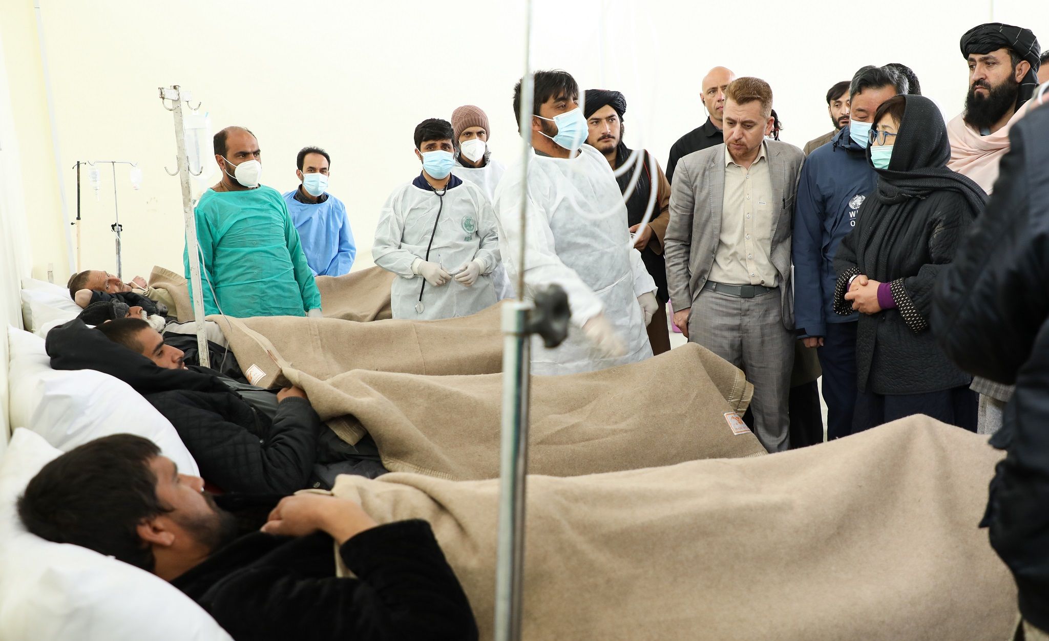 نماینده دبیرکل سازمان ملل از یک مرکز ترک اعتیاد در کابل بازدید کرد