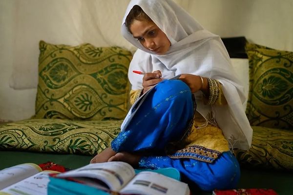 تصویر دختر دهساله افغان عکس سال یونیسف انتخاب شد