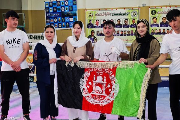 برافراشته شدن بیرق افغانستان در رقابتهای بینالمللی بوکس پاکستان