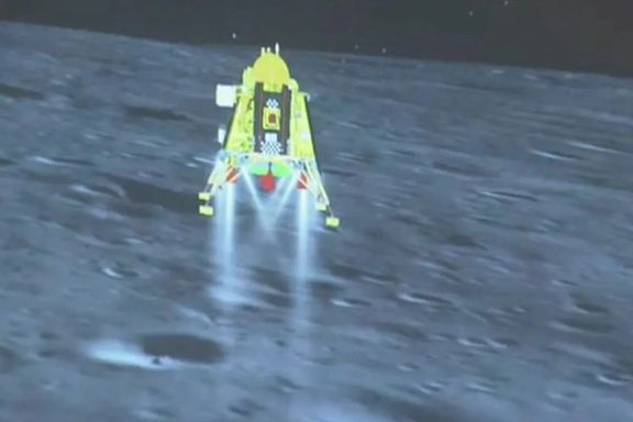 فضاپیمای هندی چاندریان-۳ بر روی ماه فرود آمد