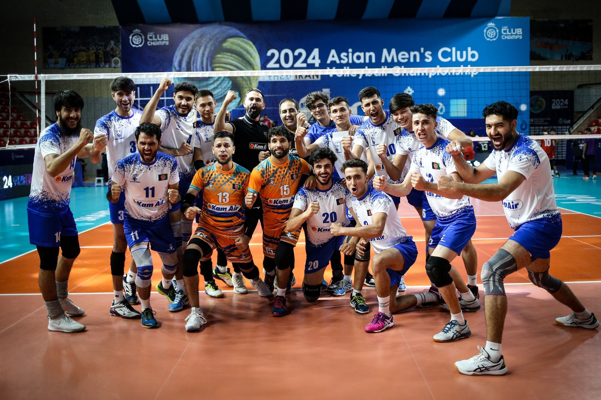 والیبال باشگاه‌های آسیا؛ تیم کام ایر افغانستان در دیدار جذاب گاز الجنوب عراق را شکست داد