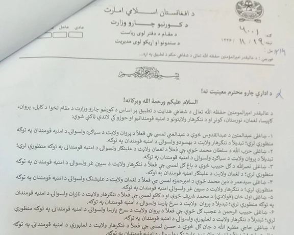 مولوي هبت الله د کورنیو چارو د وزیر پرځای د علماوو شوراګانو له رییسانو او د جهادي مدرسو له مهتممانو سره مشورې کوي