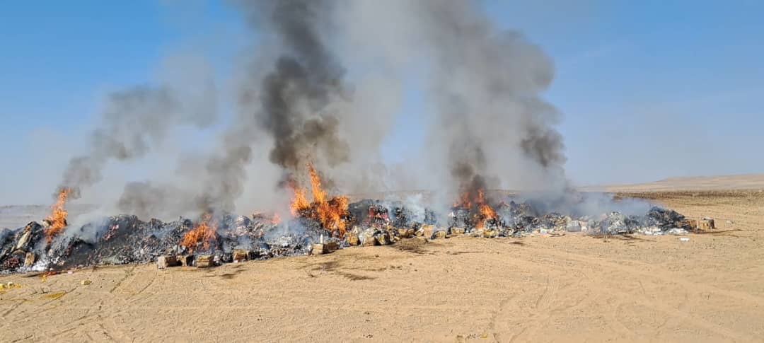 طالبان وايي په هلمند او بلخ کې یې تر سل ټنه زیات انساني او کرنیز درمل له‌منځه وړي