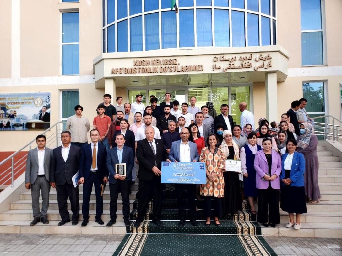 اتحادیه اروپا و سازمان ملل در ترمذ اوزبیکستان به افغان‌ها آموزش حرفه‌ای می‌دهند