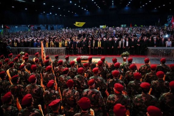 تشییع پیکر فواد شکر، فرمانده ارشد حزبالله که در حمله اسرائیل در حومه بیروت کشته شد