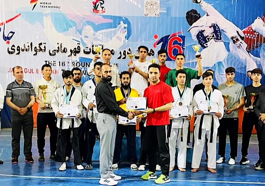 تکواندوکاران ولایت‌های کابل و کنر قهرمان مسابقات آزاد جام گل‌سرخ ولایت بلخ شدند