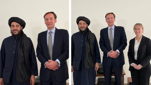 سفیر طالبان دیپلومات زن را از عکس ملاقات خود سانسور کرد