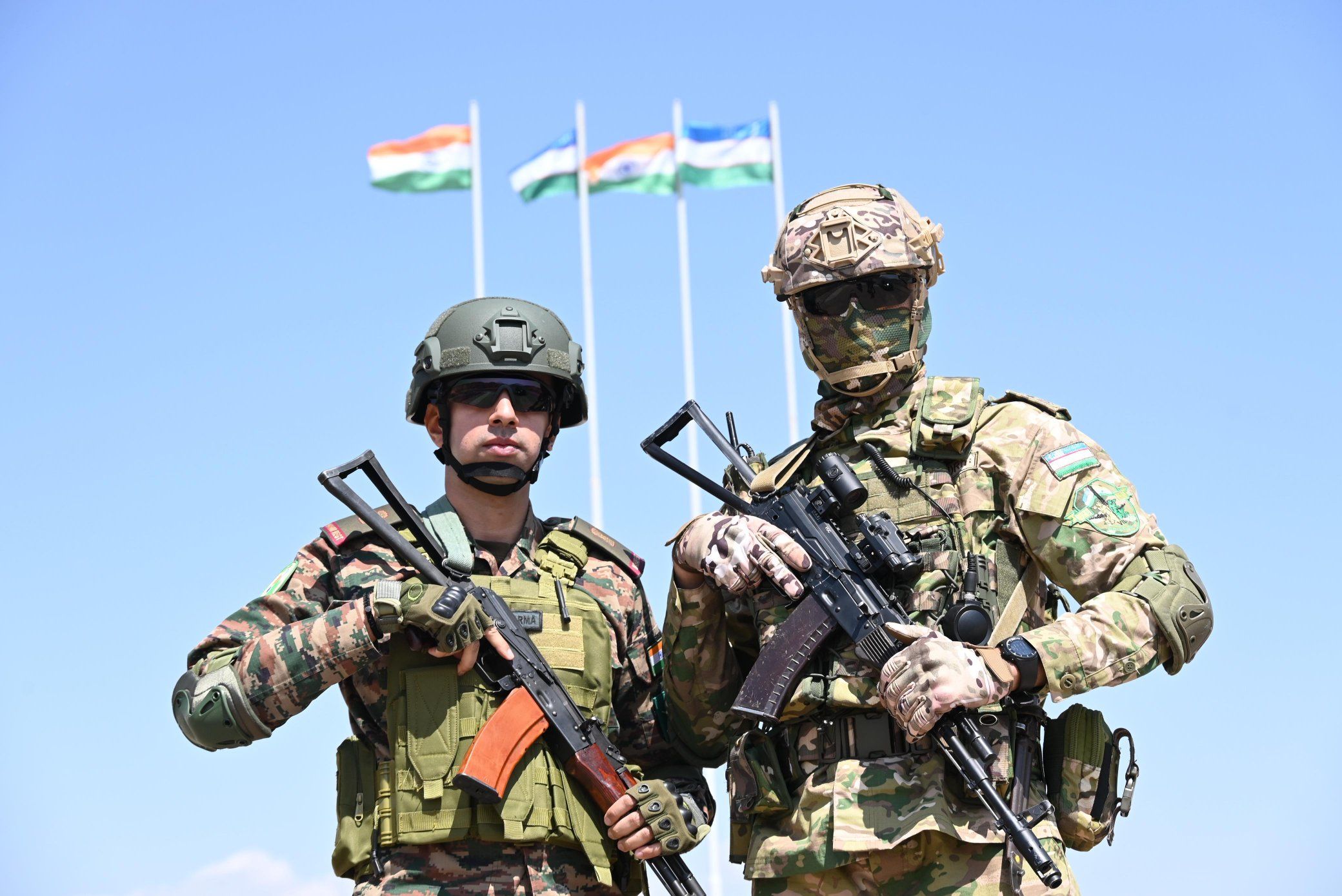 هند و اوزبیکستان رزمایش نظامی مشترک برگزار کردند