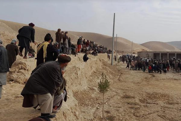 Sar-e-Pol Locals Protest Against Land Grabbing & Forced Migration by Taliban