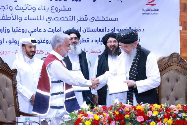 بنیاد خیریه قطر برای کودکان و مادران در قندهار شفاخانه ۴۰۰ بستر میسازد