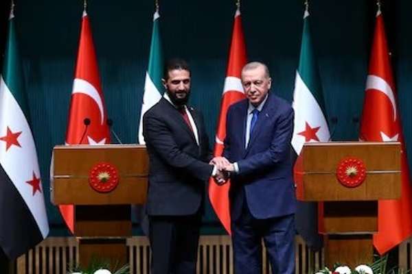 اردوغان با احمد شرع در استانبول دیدار کرد