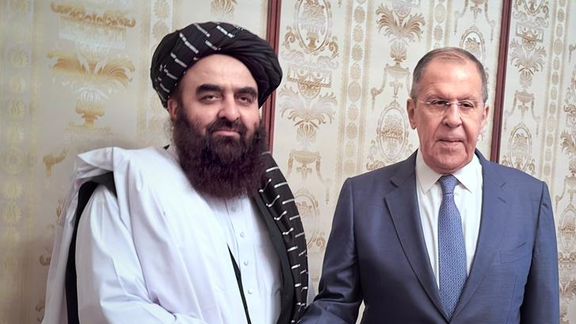 وزیر خارجه روسیه با امیرخان متقی در حاشیه نشست مسکو دیدار کرد