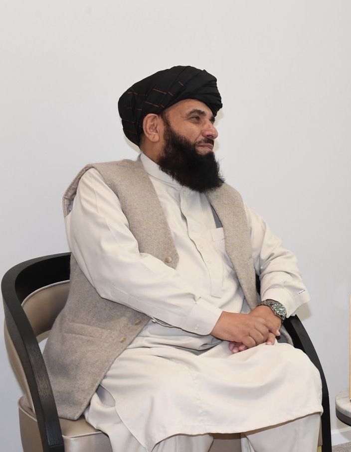 سهیل شاهین په قطر کې د چین له سفیر سره پر دوه اړخیزو مسایلو غږېدلی