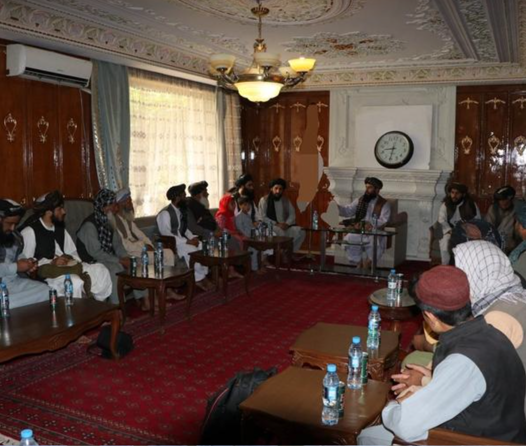 Taliban’s Governor For Balkh Meets Families of Suicide Bombers