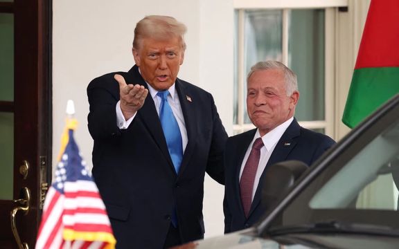 مخالفت صریح پادشاه اردن با جا به جایی فلسطینیان در دیدار با ترامپ