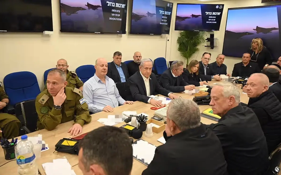 د اسراییل جنګي کابینه د ایران حملې ته د ځواب په تړاو نن پنجشنبه غونډه کوي