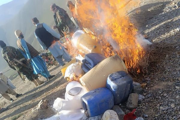 طالبان وایي په غور کې یې د نشهيي توکو د پروسس دوه کارخونې کشف او لهمنځه وړې دي