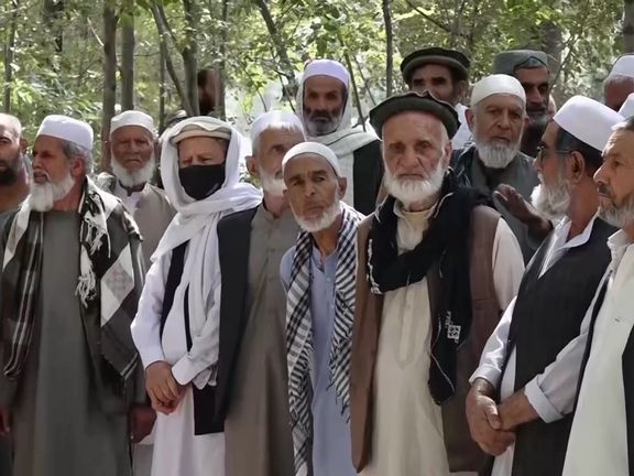 حقونو پسې سرګردانه؛ بې وزله متقاعدینو یو ځل بیا کابل کې اعتراض وکړ