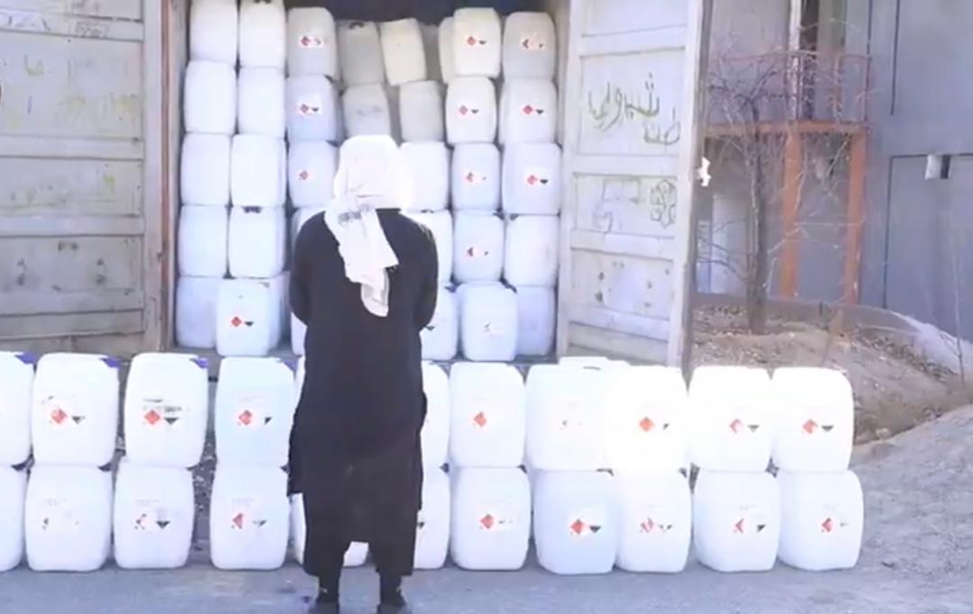 طالبان وايي کابل کې یې ۴۰ ټنه کيميايي  خام مواد ونیول