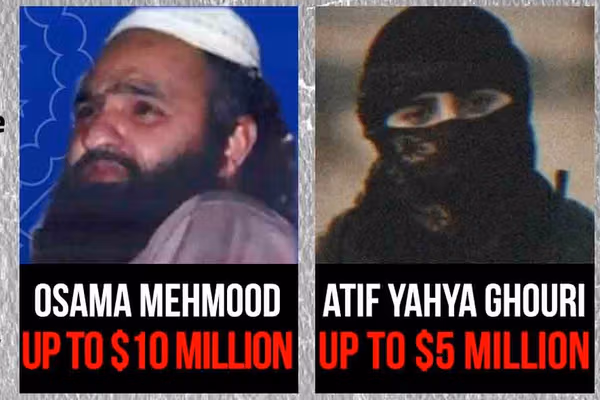 ۱۵ میلیون دالر جایزه امریکا برای ارائه اطلاعات درباره رهبران شاخه شبهقاره هند القاعده