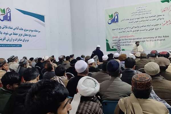 طالبان: په کندوز کې د تازه مېوو او سبزیجاتو د ساتنې لپاره سړه خونه جوړه شوه