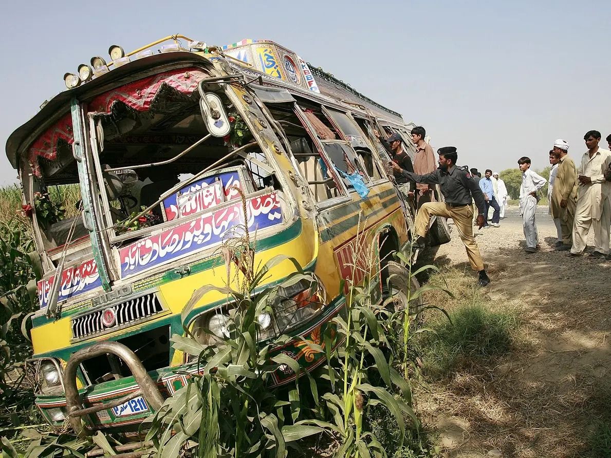 در یک حادثه ترافیکی در پاکستان هشت نفر کشته شدند