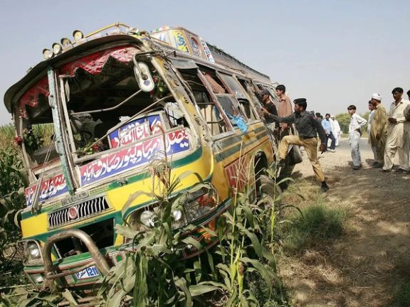 در یک حادثه ترافیکی در پاکستان هشت نفر کشته شدند