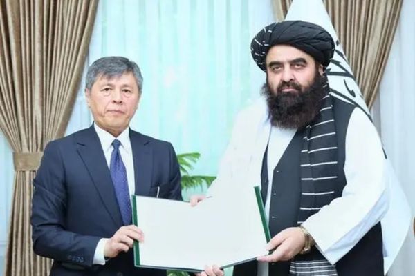 Uzbekistan's New Ambassador Presents His Credentials To Taliban's Foreign Minister