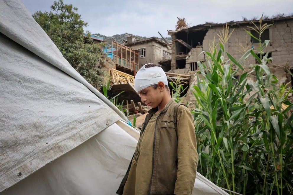 یونیسف: سیلاب و عفونت‌ها در مناطق زلزله‌زده کودکان را در معرض خطر قرار داده است