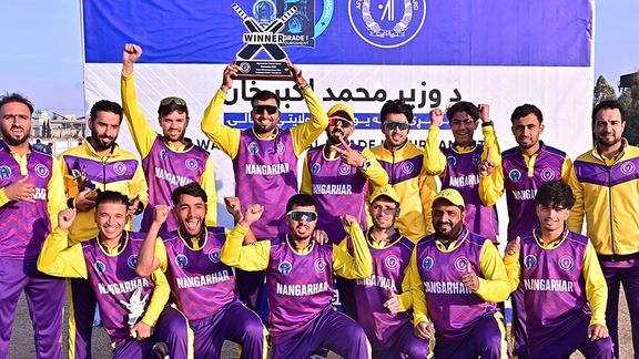 تیم ننگرهار قهرمان مسابقات کریکت درجه اول ولایتی افغانستان شد
