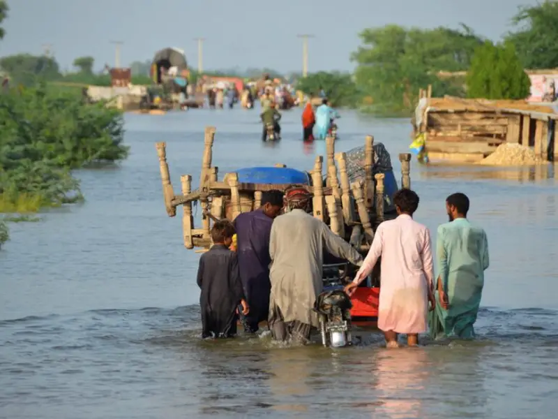 شمار قربانیان سیل در پاکستان به ۱۵۶ نفر رسید