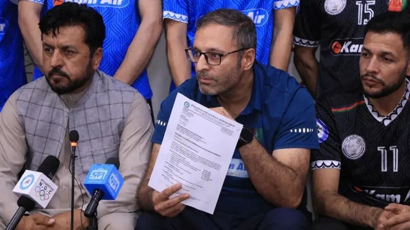 پاکستان می‌گوید ویزای ورزشکاران والیبال افغانستان صادر شده است