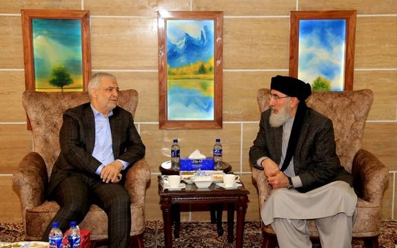 حزب اسلامی از دیدار نماینده رئیسجمهور ایران با گلبدین حکمتیار خبر داد