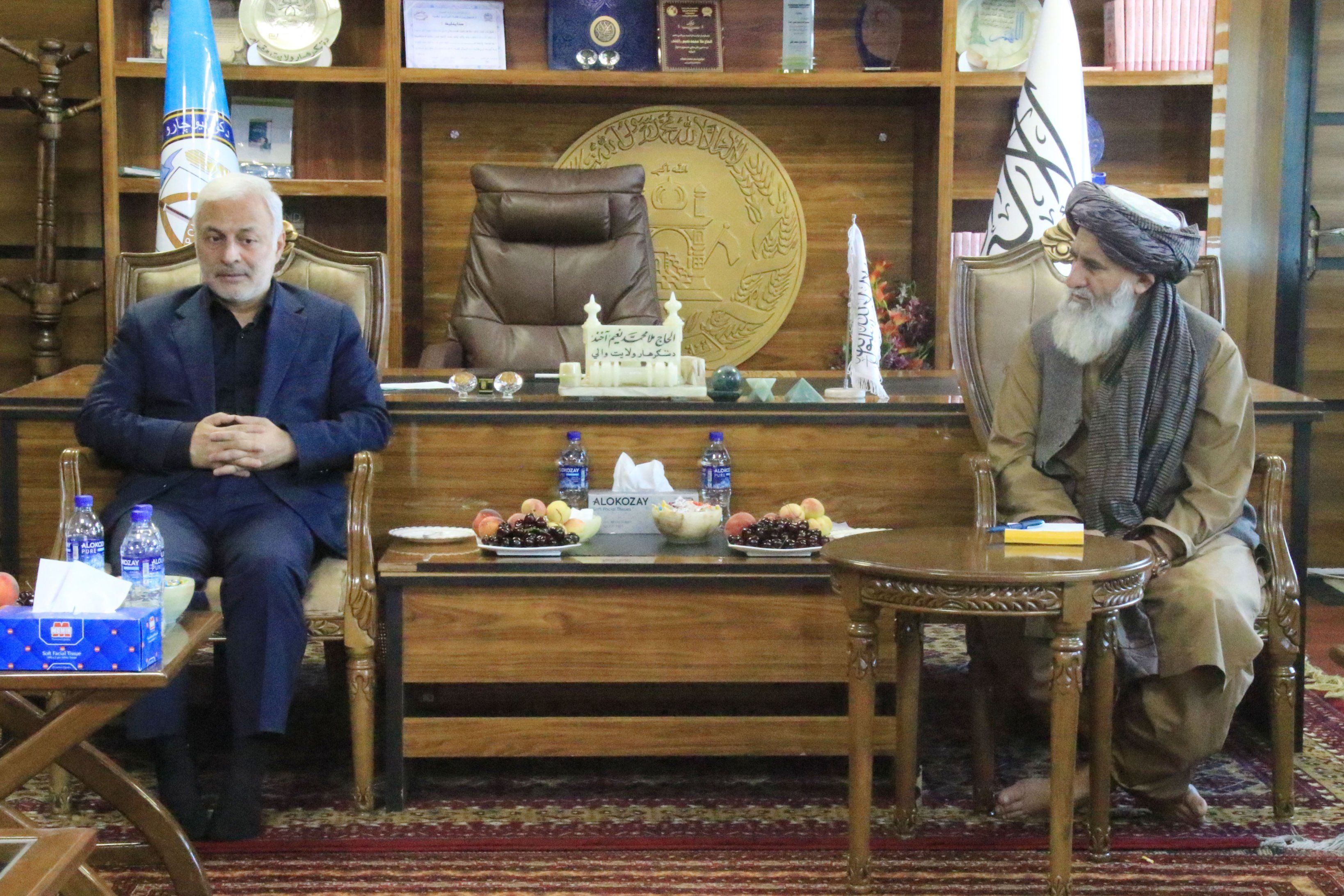 معاون وزیر خارجه ایران با والی طالبان در ننگرهار درباره روابط تجاری گفت‌وگو کرد