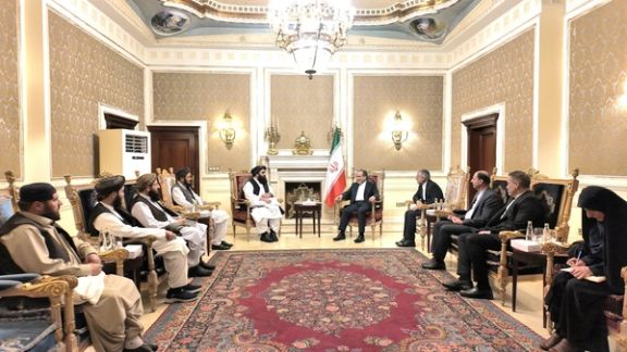 جمهوری اسلامی هم برای وزیر خارجه طالبان پرچم نگذاشت