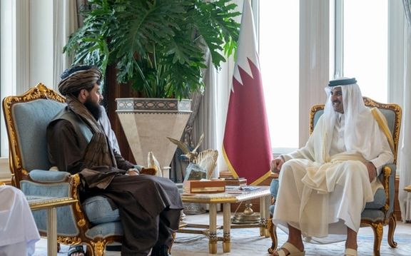 امیر قطر در دیدار با ملایعقوب تاکید بر ثبات و آشتی در افغانستان کرد