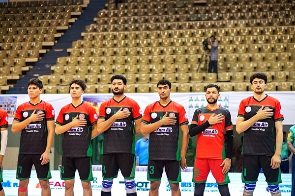 رقابتهای زون مرکز آسیا؛ تیم ملی والیبال افغانستان مقابل ترکمنستان شکست خورد