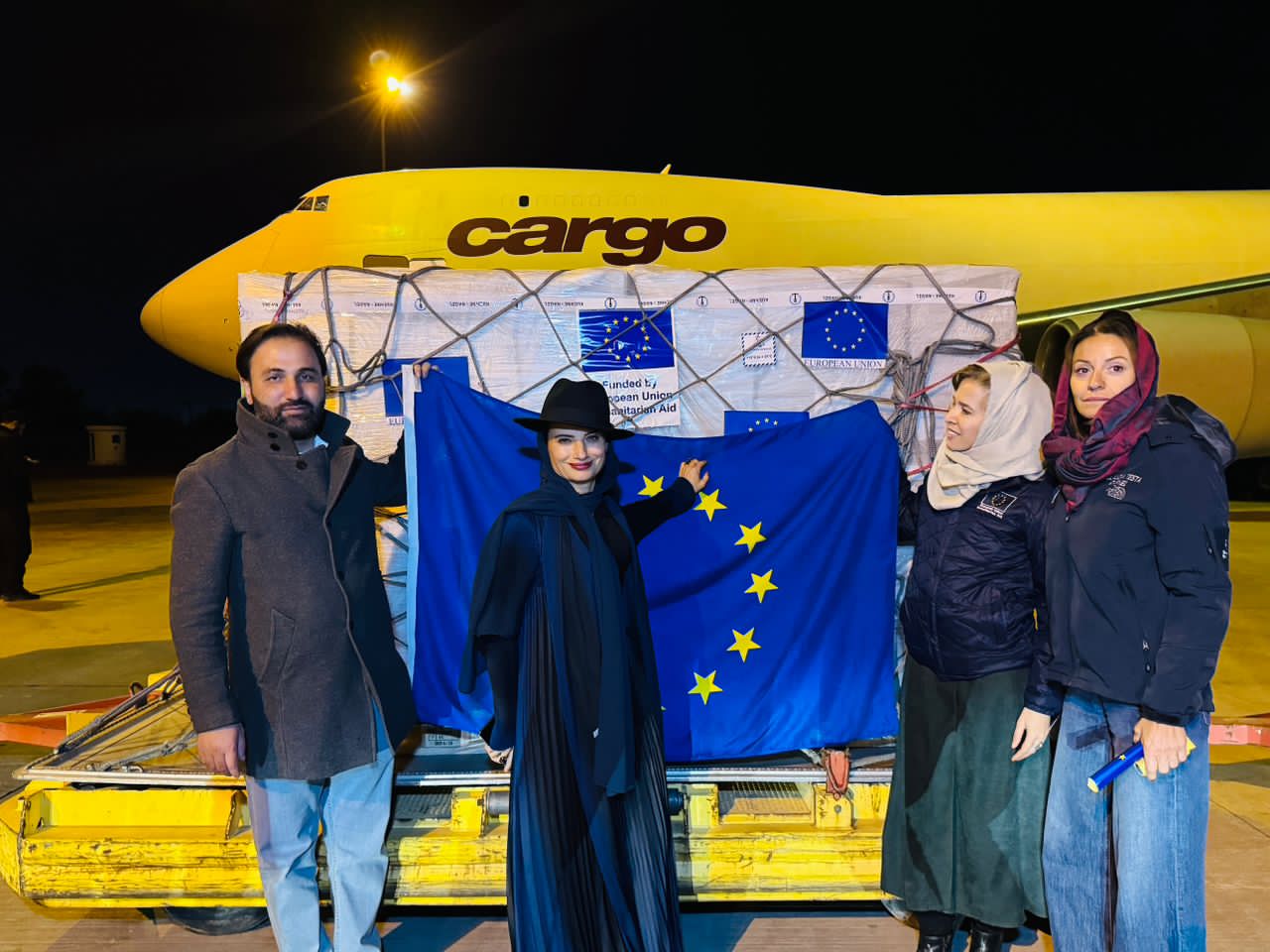 نخستین محموله کمک‌های بشردوستانه اتحادیه اروپا در سال ۲۰۲۵ به کابل رسید