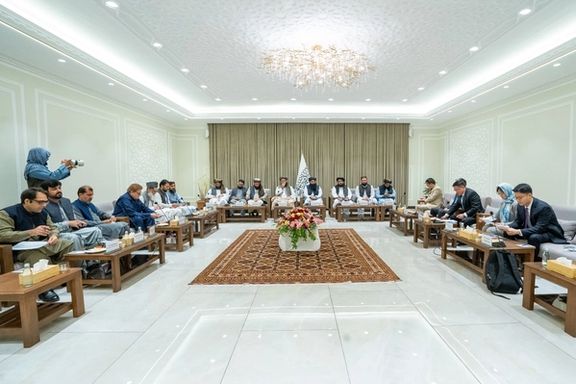 حقانی با نمایندگان چین و پاکستان درباره گسترش روابط سهجانبه گفتوگو کرد