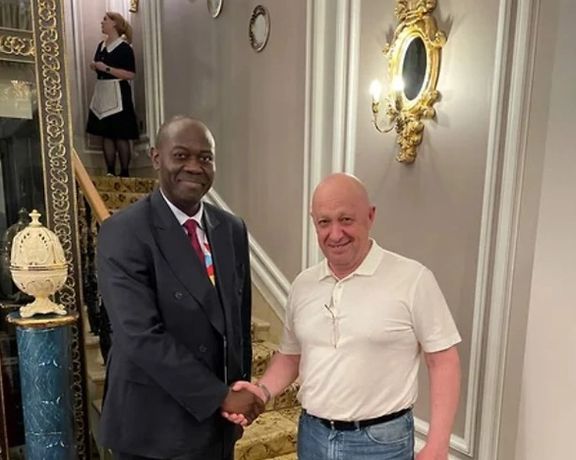 دیدار فرمانده واگنر با نماینده آفریقای مرکزی؛ پریگوژین در سنپترزبورگ است