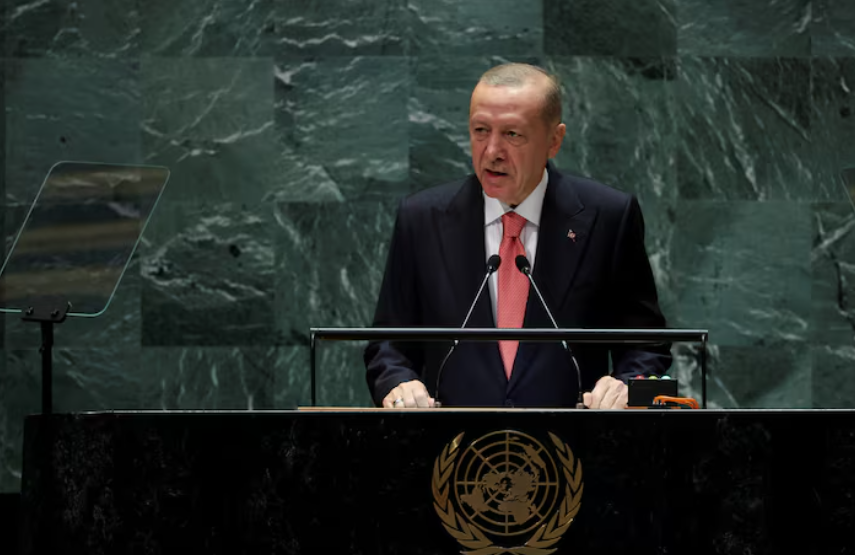 اردوغان می‌گوید مجمع عمومی ملل متحد برای توقف حملات اسرائيل باید به 'زور' متوسل شود