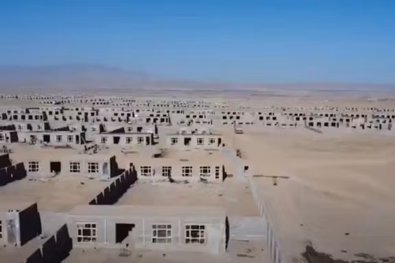 اردوگاهی که طالبان برای اسکان خانوادههای اعضای تیتیپی در ولایت غزنی ساختهاند