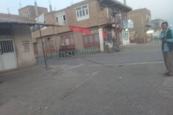 Taliban Members Remove & Tear Up Shia Mourners’ Flags In Herat